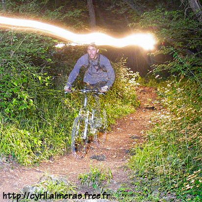 Relais VTT nocturne Jeux de Sophia 2004