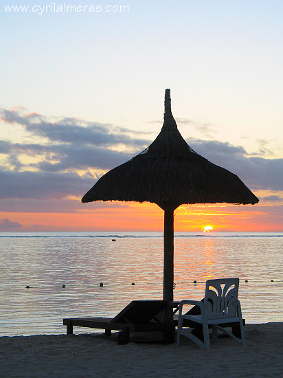 Coucher de Soleil sur l'ile Maurice