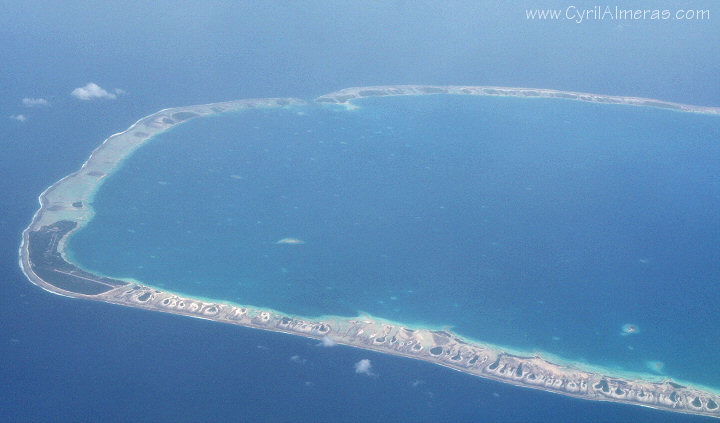 Atoll de Tikehau Tuamotu vu du ciel