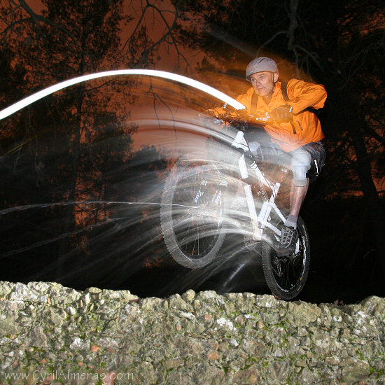 saut vtt de nuit