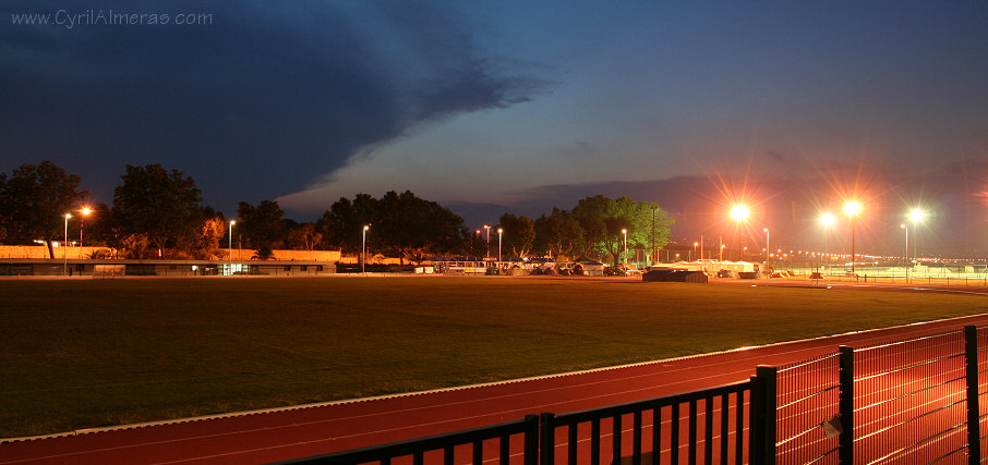 stade antibes fort carre de nuit
