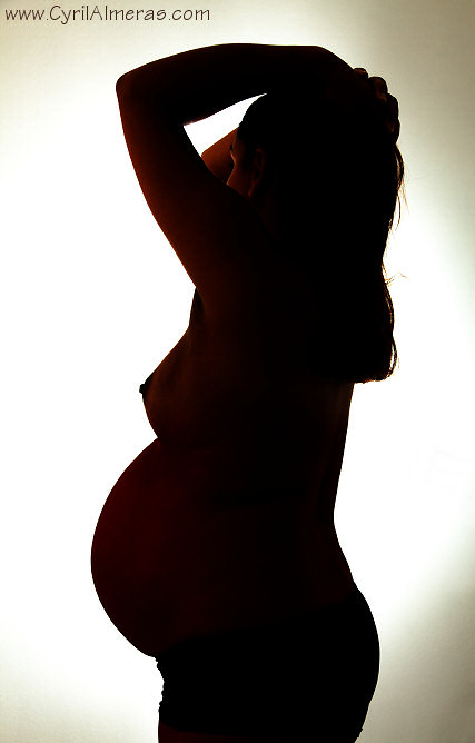 femme enceinte ombre chinoise