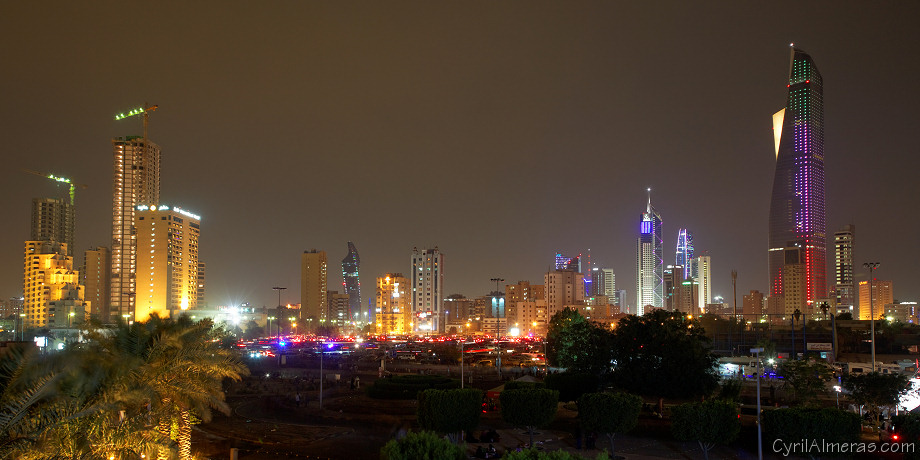 Koweit city by night
