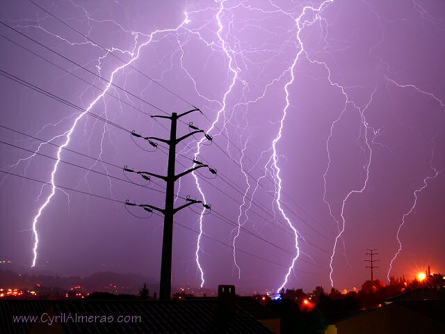 eclairs haute tension