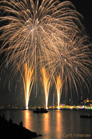 Pyrotechnical Art festival of Cannes
