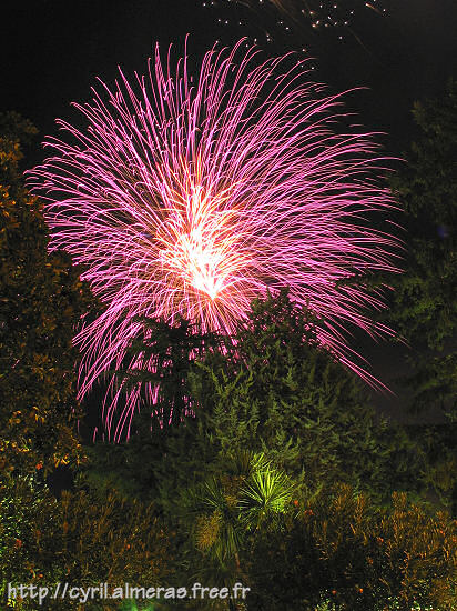 Feux d'artifice a Grasse