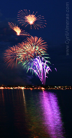 Nuit de feux à Juan