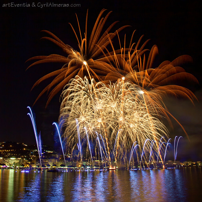 best fireworks display on the french riviera