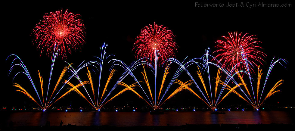 stuning fireworks display photograph