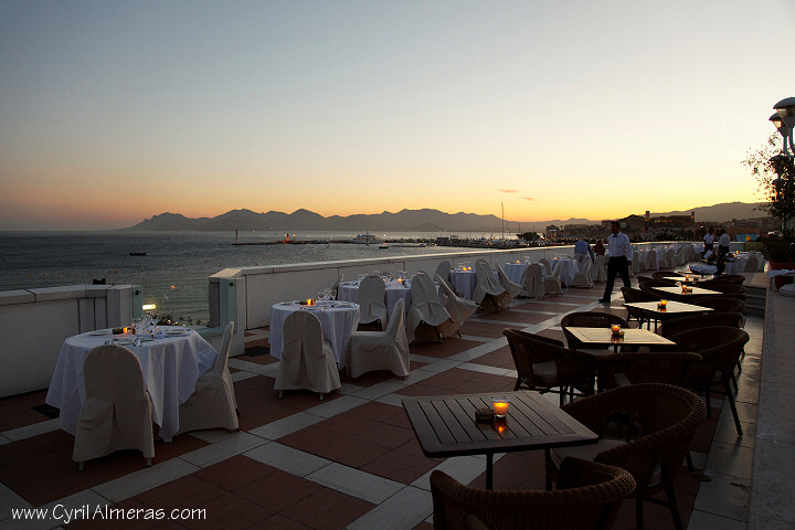 restaurant avec vue baie cannes