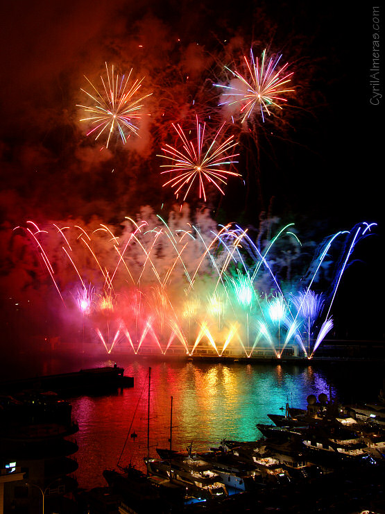 rainbow fireworks