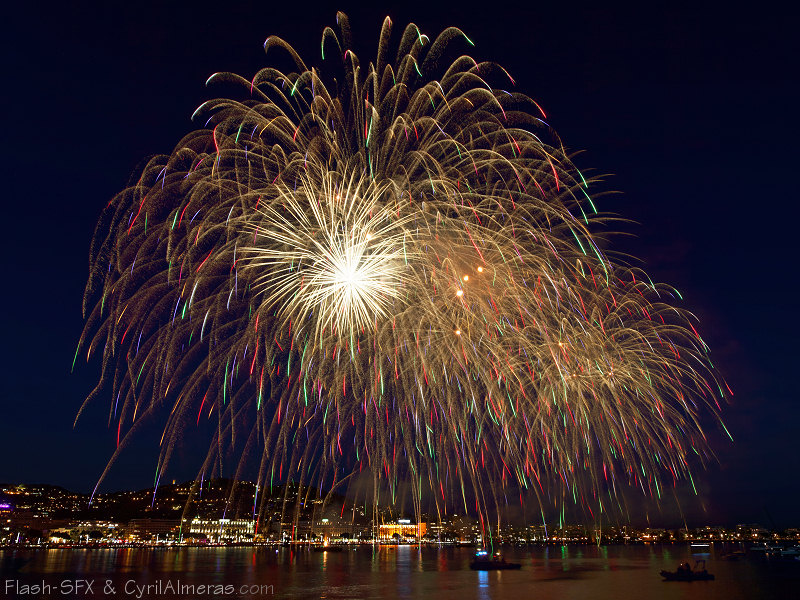 best fireworks display on the french riviera