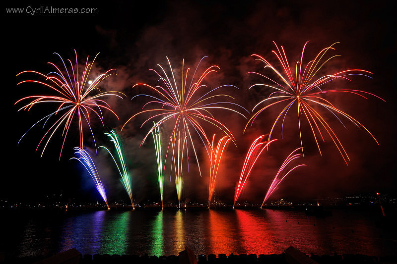 rainbow fireworks