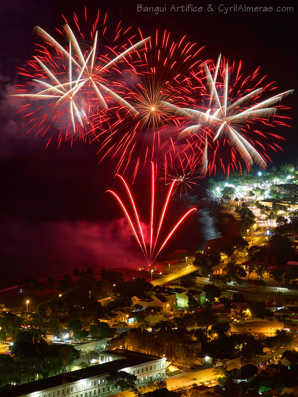 art pyrotechnique rouge feu