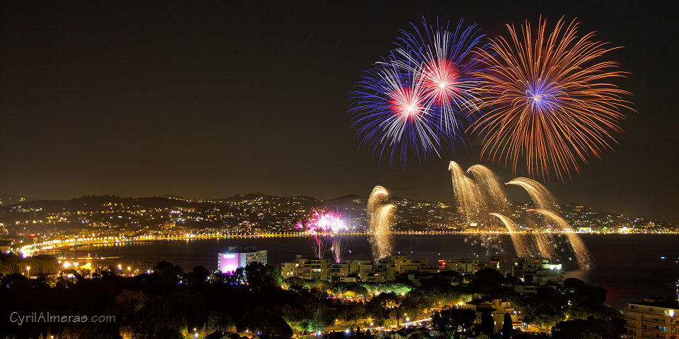 spectacle pyrotechnique à mandelieu la napoule