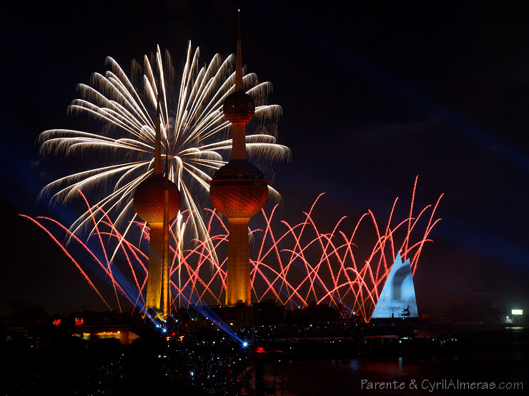 golden kuwait towers