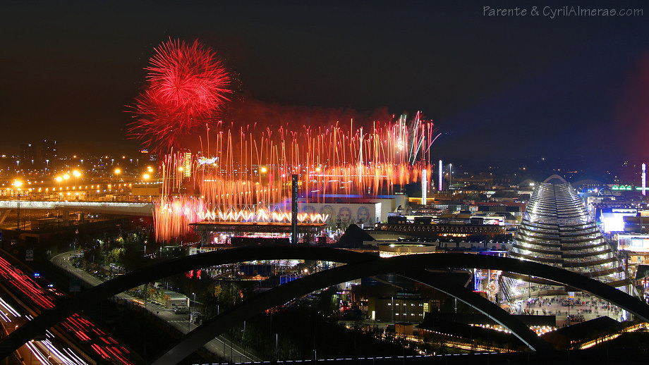 fuochi d artificio cerimonia di chiusura milano expo
