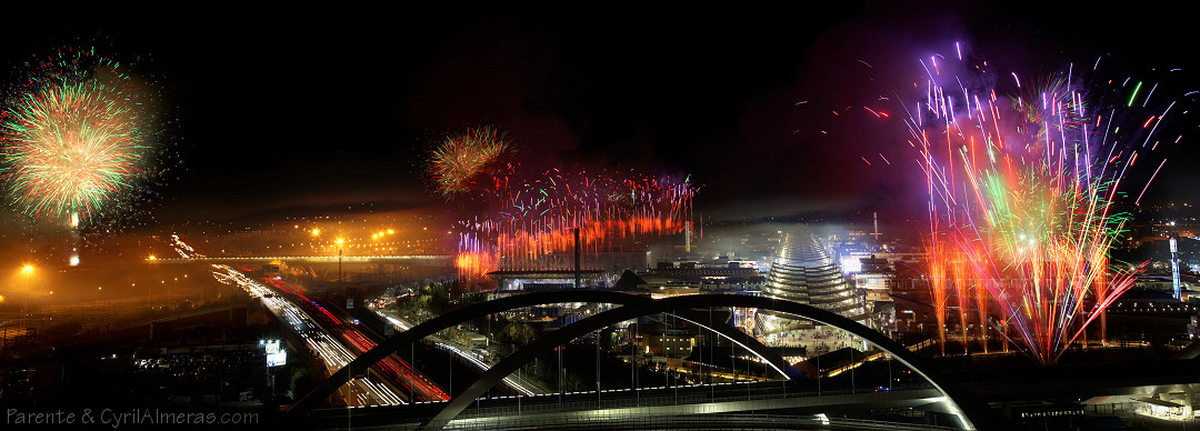 photo panoramique grand spectacle pyro