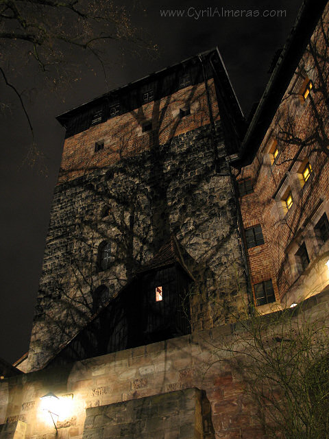 Tour Pentagonale du chateau des Burgraves, Nuremberg
