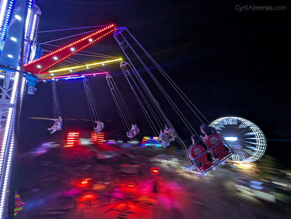 chaises volantes nuit