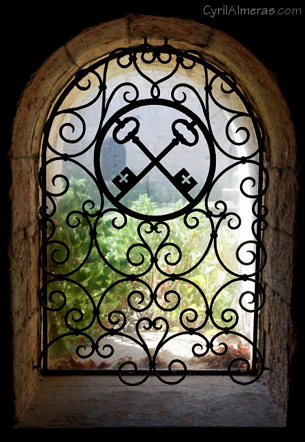 grille fer forge clefs