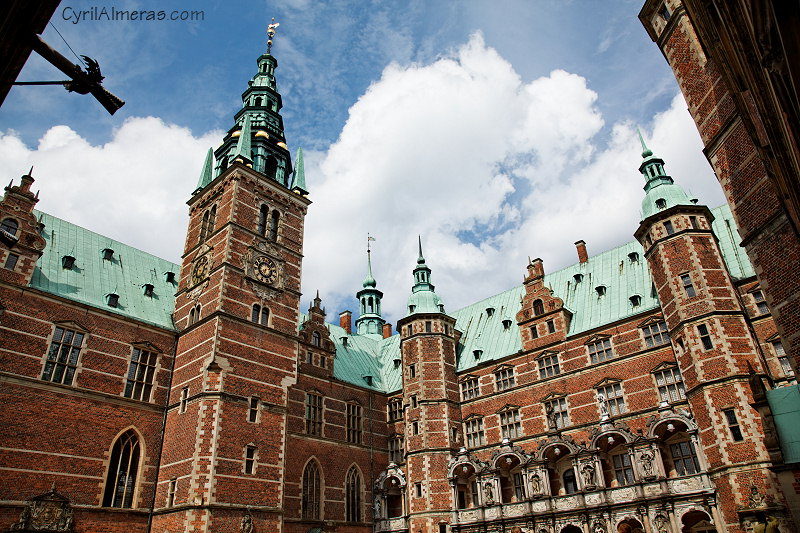 cour interieure chateau frederiksborg hillerod