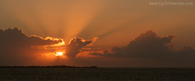 coucher soleil ile panoramique