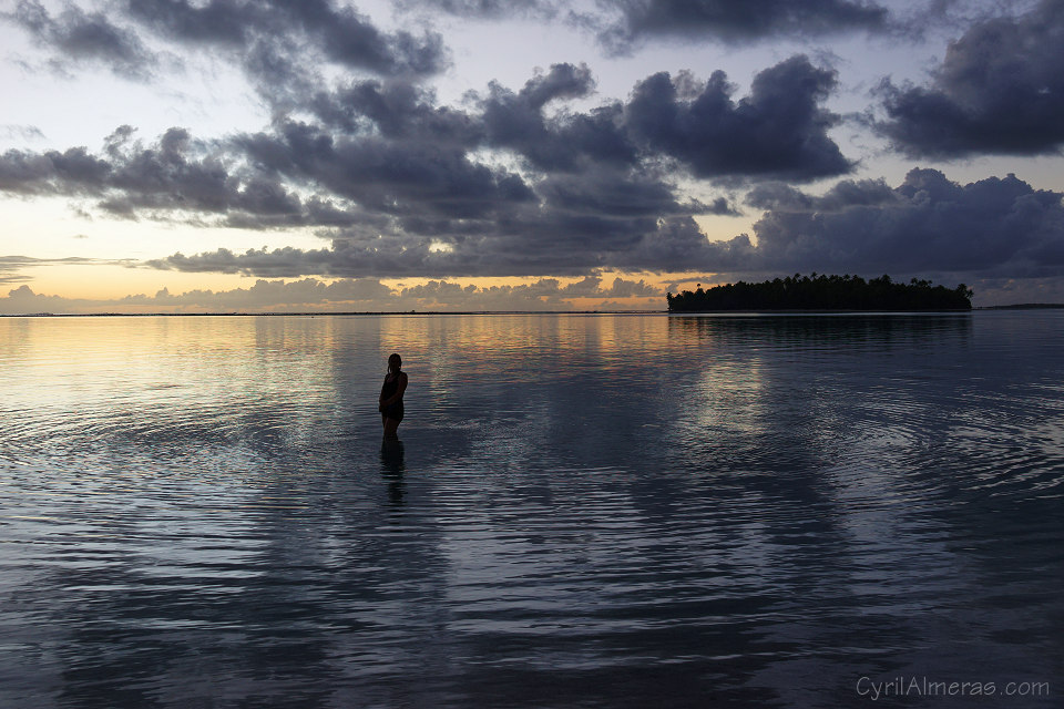 naiade lagon coucher soleil