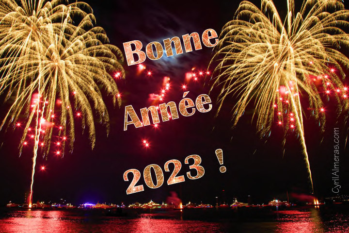 Images Bonne Annee 2023 gratuites feu d'artifice, Belle Année