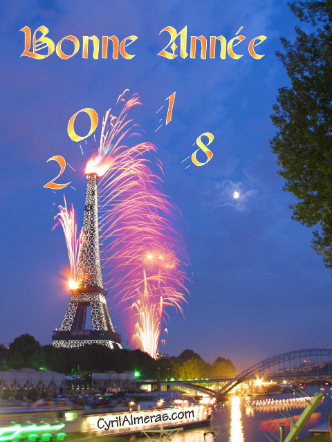 Cartes bonne annee 2018