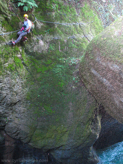 via ferrata mousse et projection