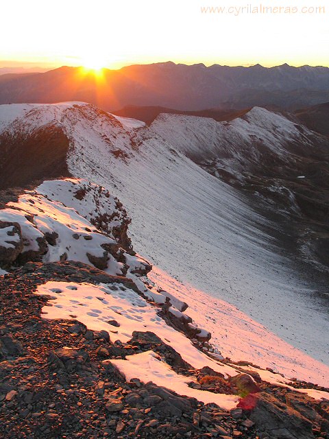 coucher de soleil mounier neige