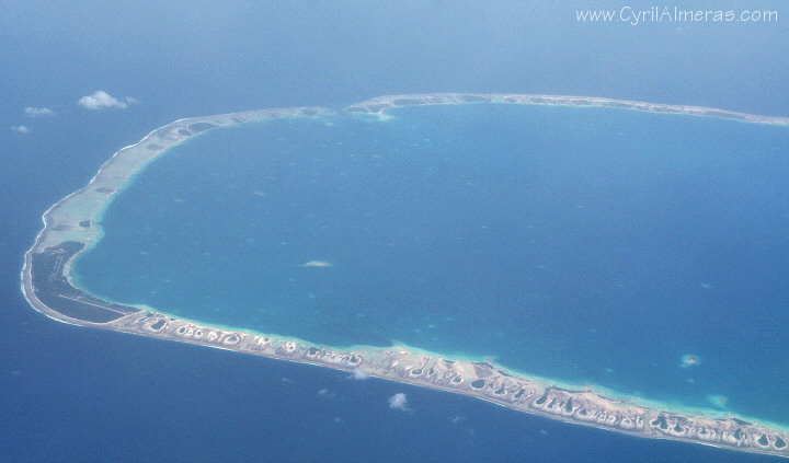 Atoll de Tikehau Tuamotu vu du ciel