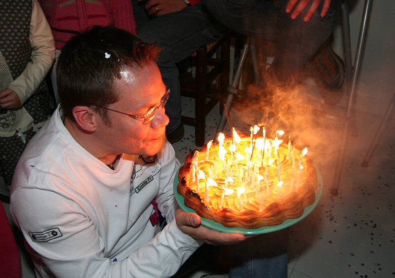 gateau anniversaire bougies