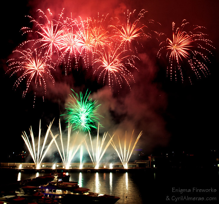 fireworks display monaco harbour