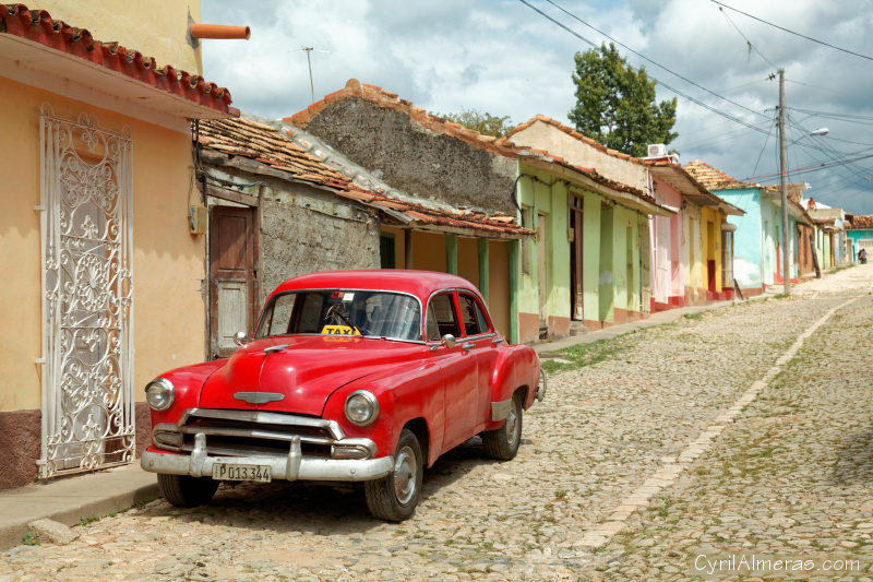 old red car trinidad street