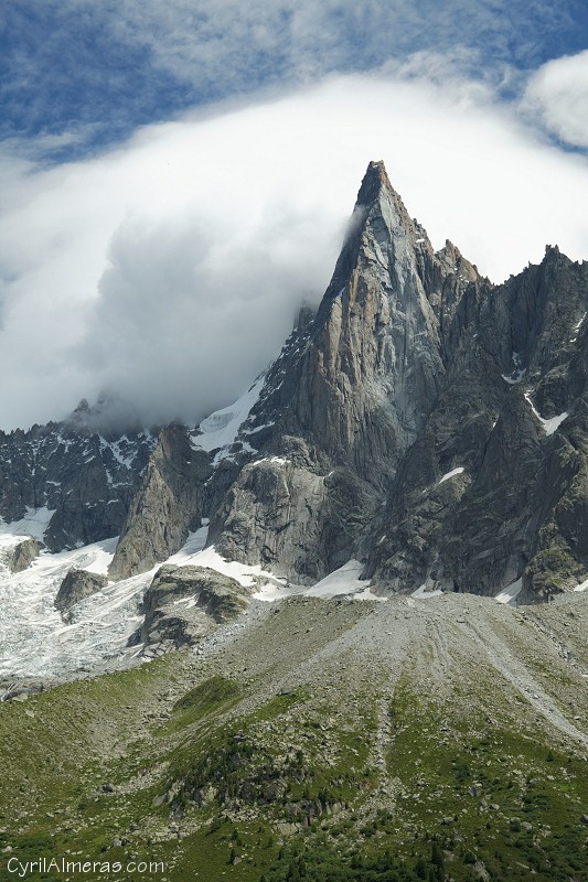 3329 Aiguille Du Dru Vue De Montenvers